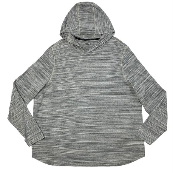 VRST Essential Hoodie Mens XXL Grey Stretch Soft Modal Blend Long Sleeve Running - Picture 1 of 12